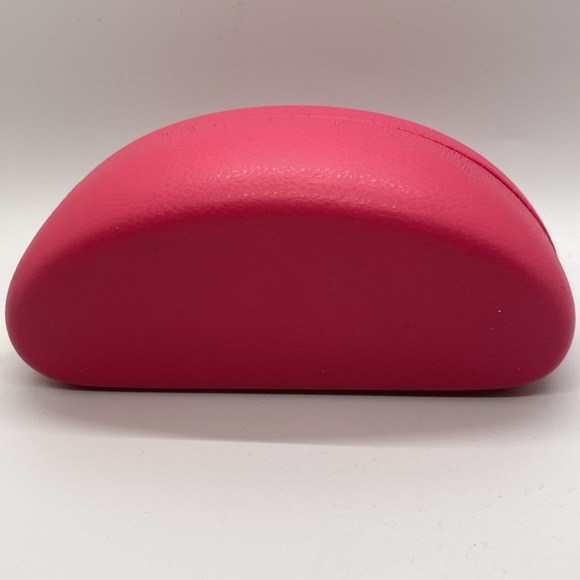 JUICY COUTURE sunglass case hard pink gold emblem velvet velour interior y2k - Picture 3 of 4